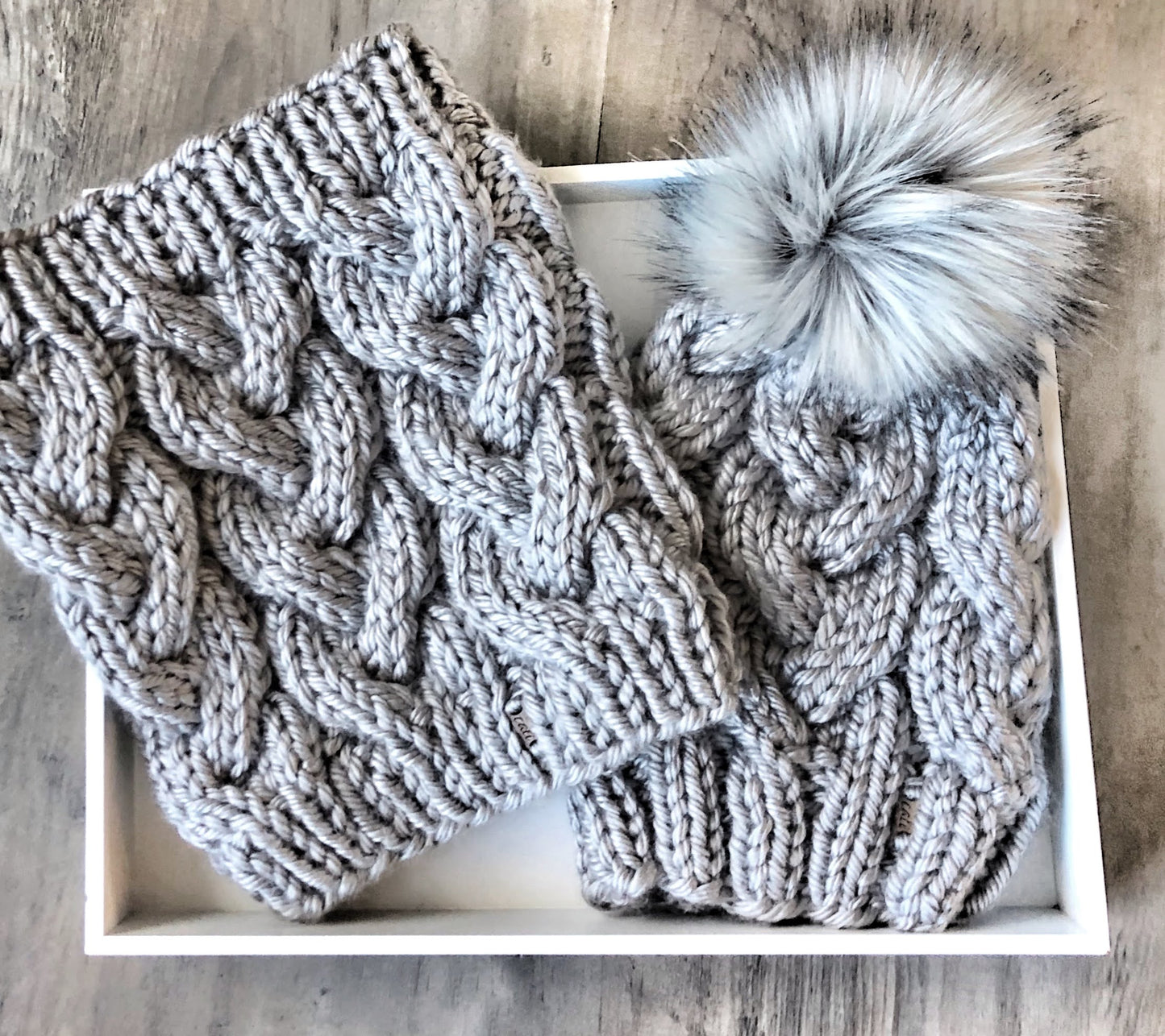 Monster Cables Neck Warmer / Cowl - Knitting Pattern