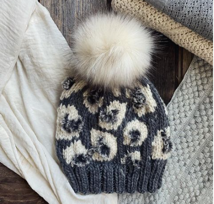 Snowcat Beanie - Knitting Pattern